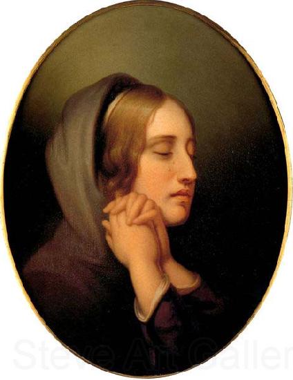 Rembrandt Peale Pearl of Grief Norge oil painting art